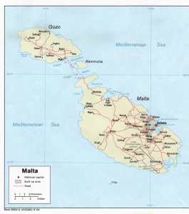 Mappa di Malta